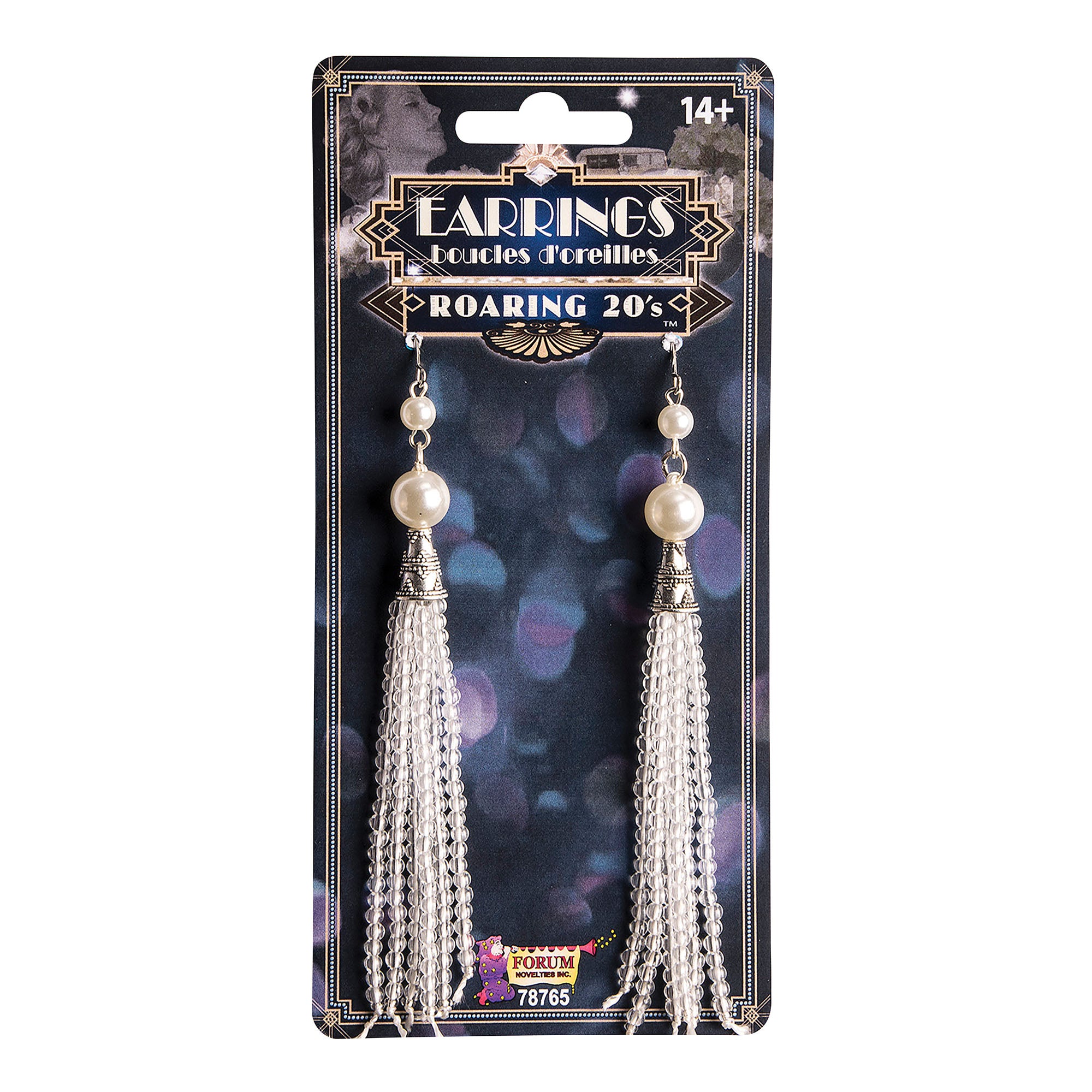 Roaring 20s Pearl Tassel Earrings