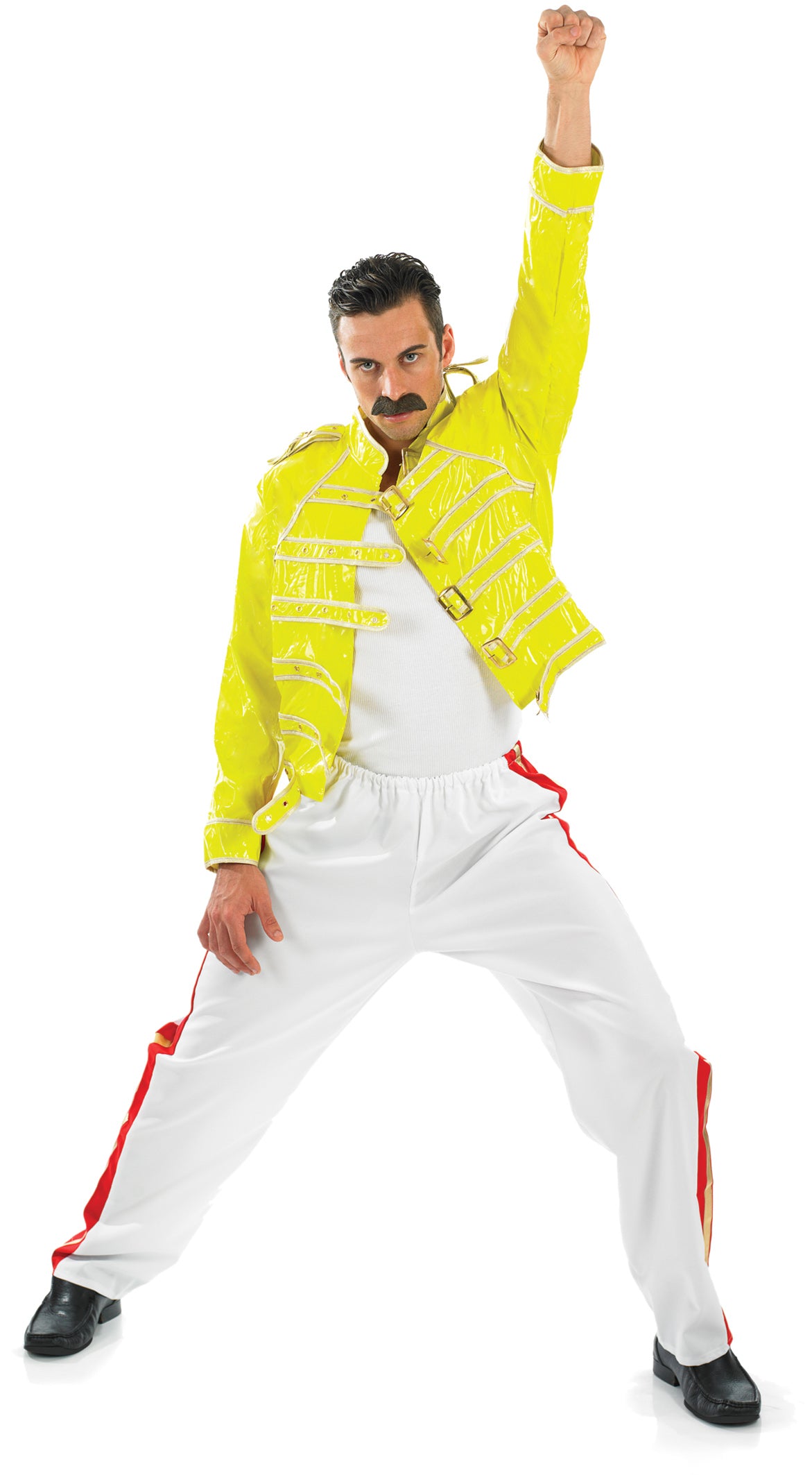 Men's Freddie Mercury Rock Legend 80s Costume