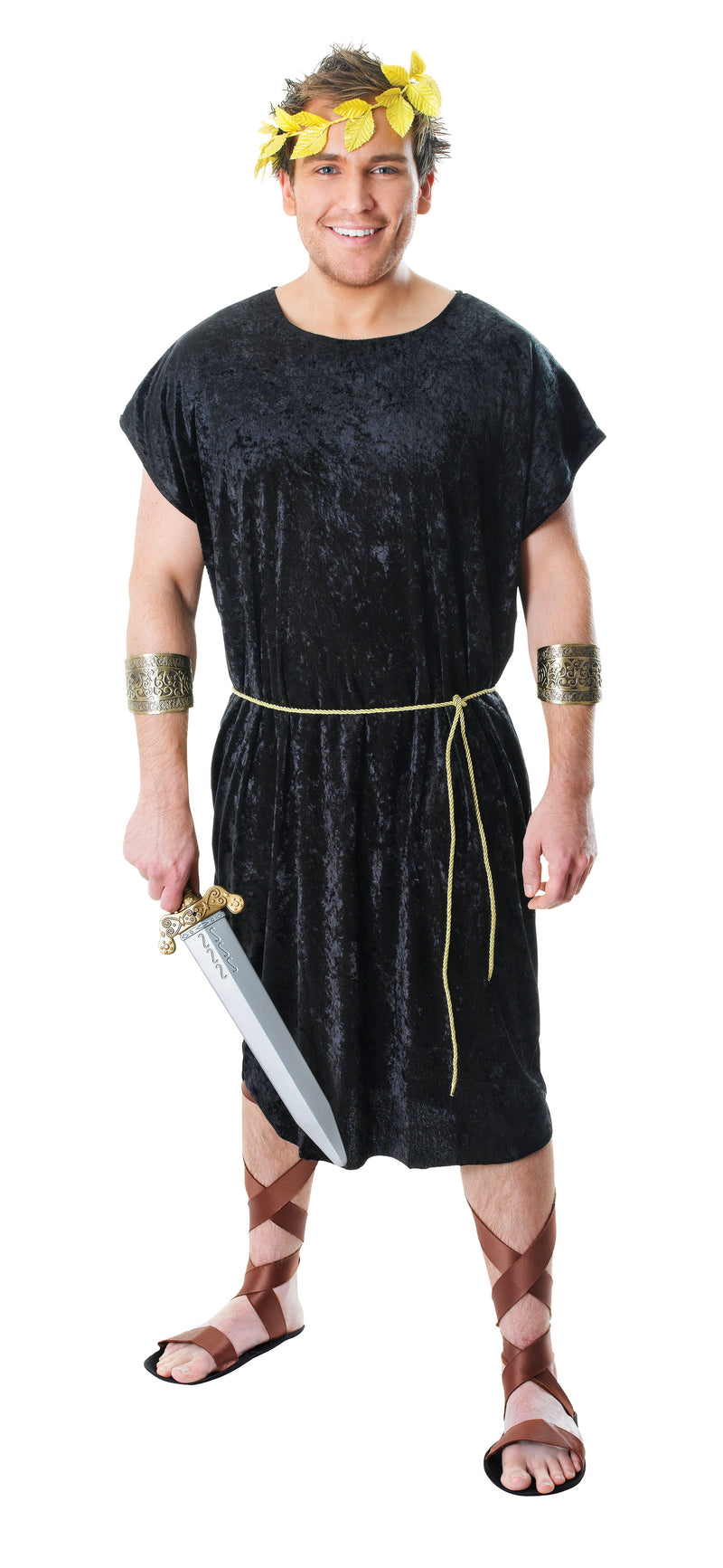 Black Tunic for Roman and Greek fancy dress costume.