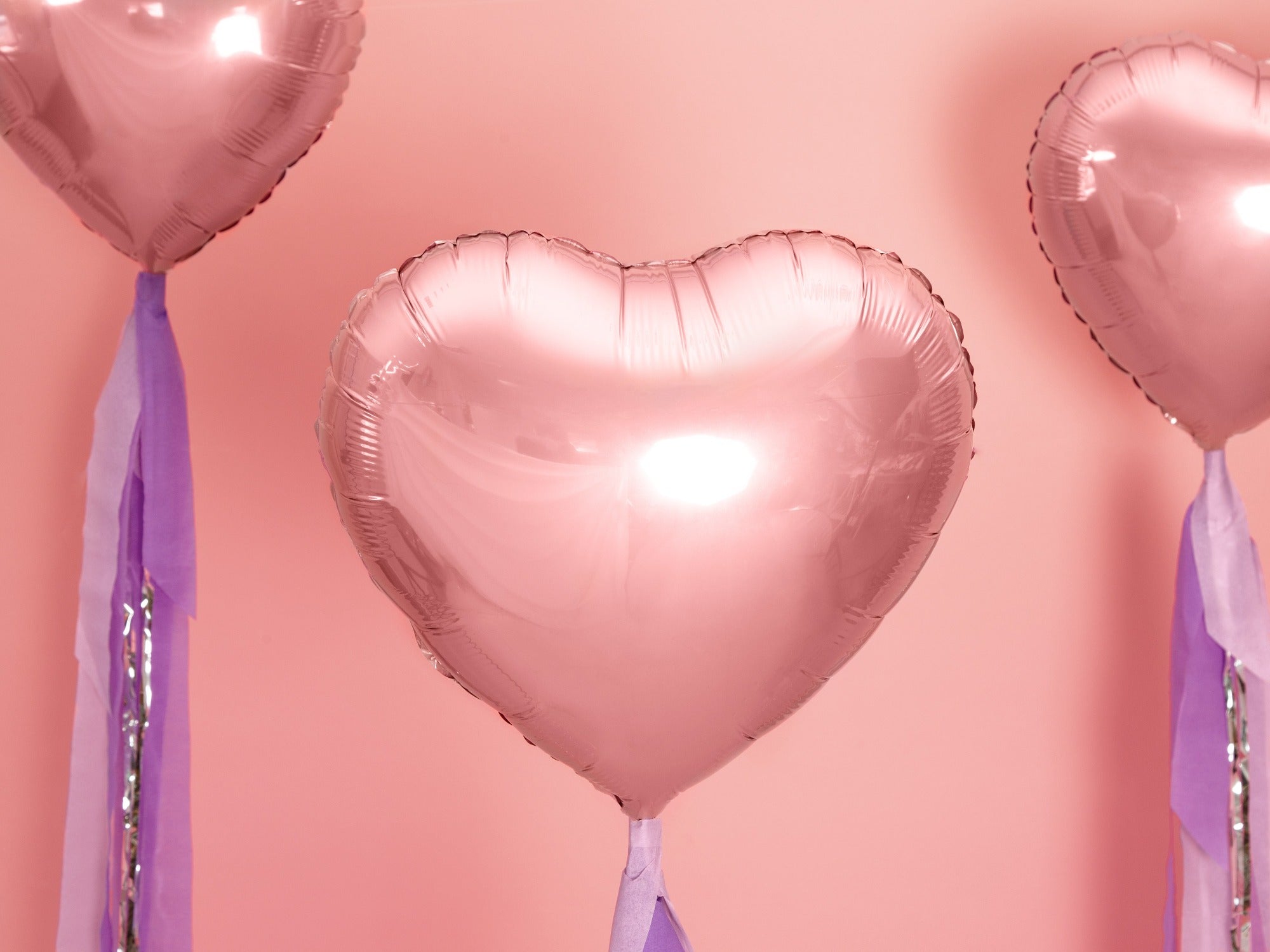 Rose Gold Heart Foil Balloon 18 Inch