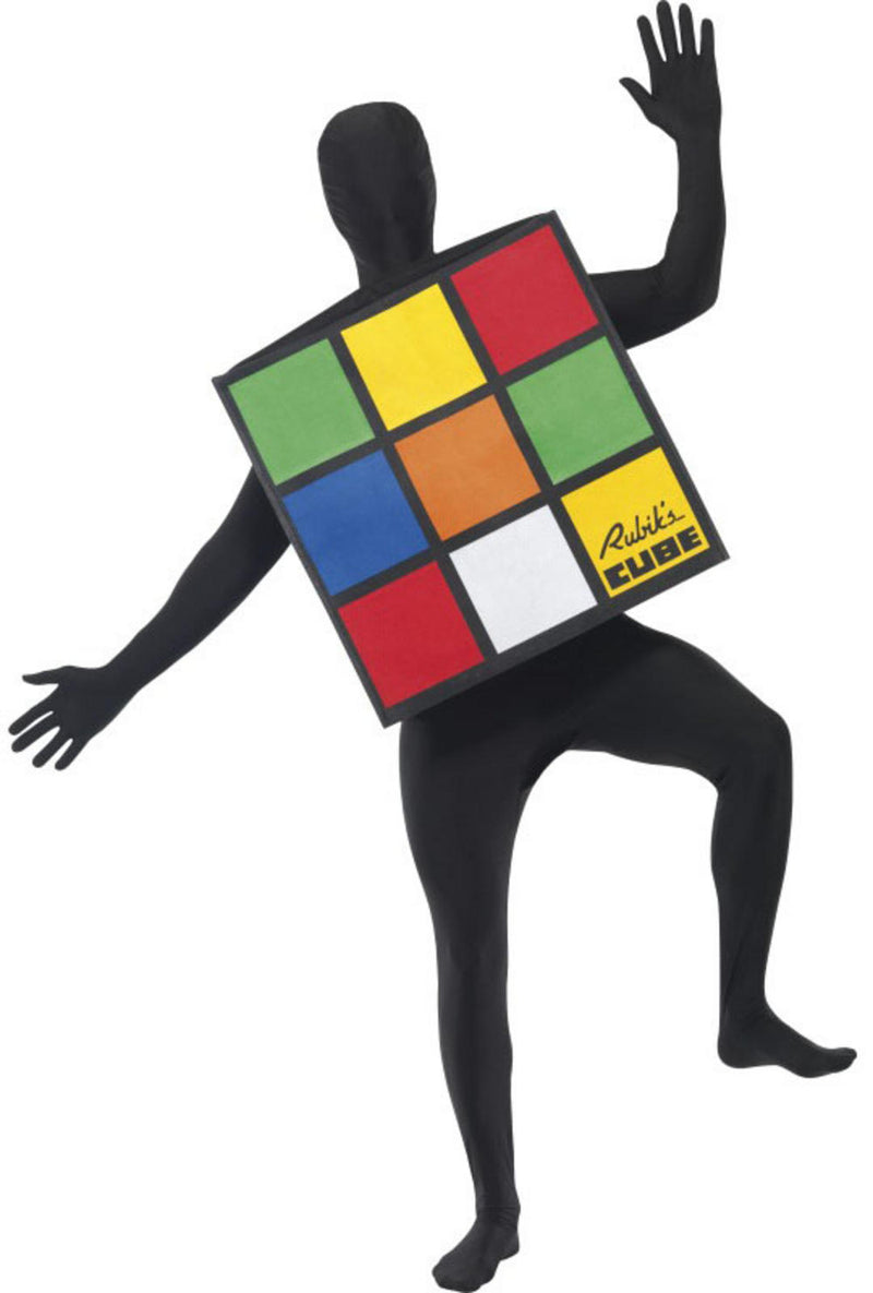 This Unisex Rubik's Cube Costume includes a colourful square shaped outfit that easily fits over your head and allows your arms to move freely.