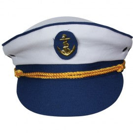 Sailor Captain Hat Blue