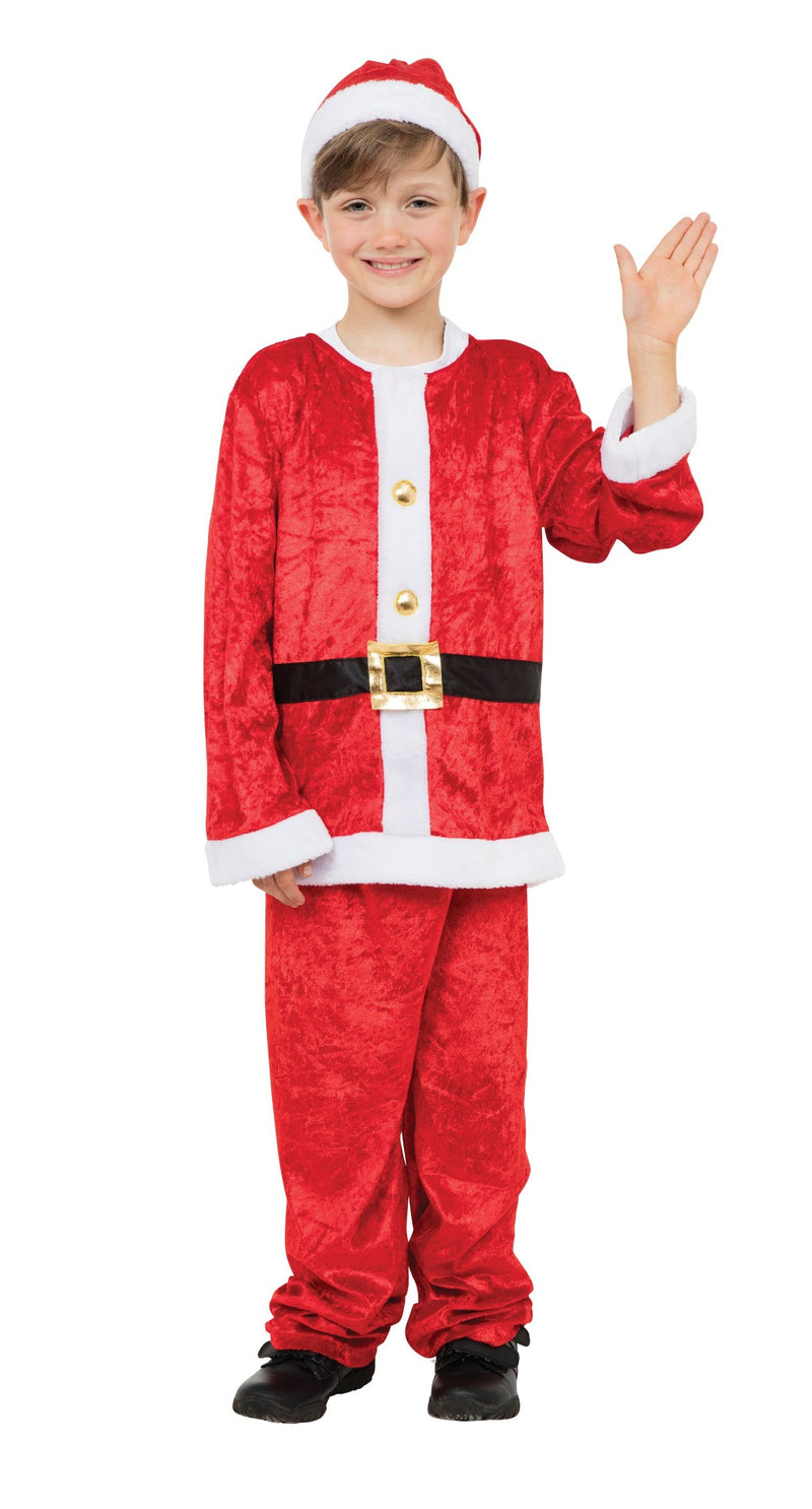 Santa Claus Boy Suit Costume