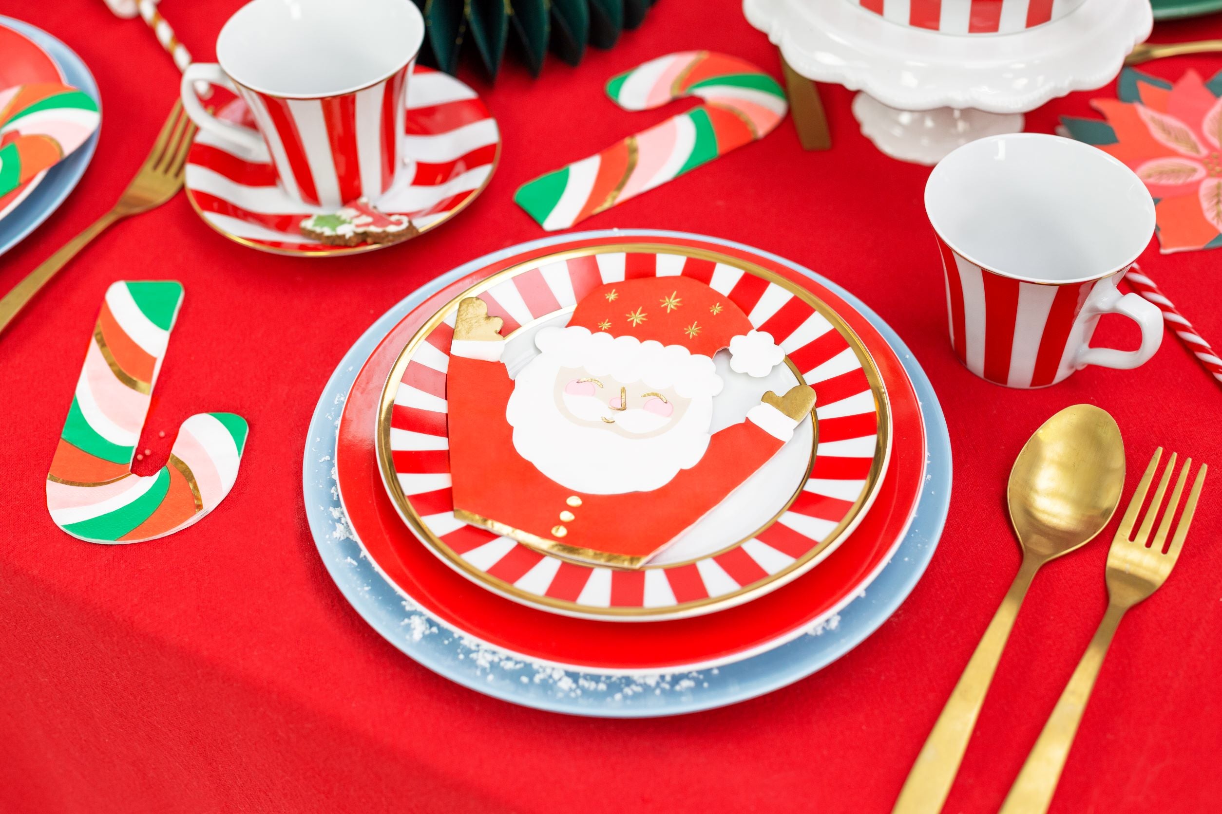 Santa Claus Paper Napkins Christmas tableware
