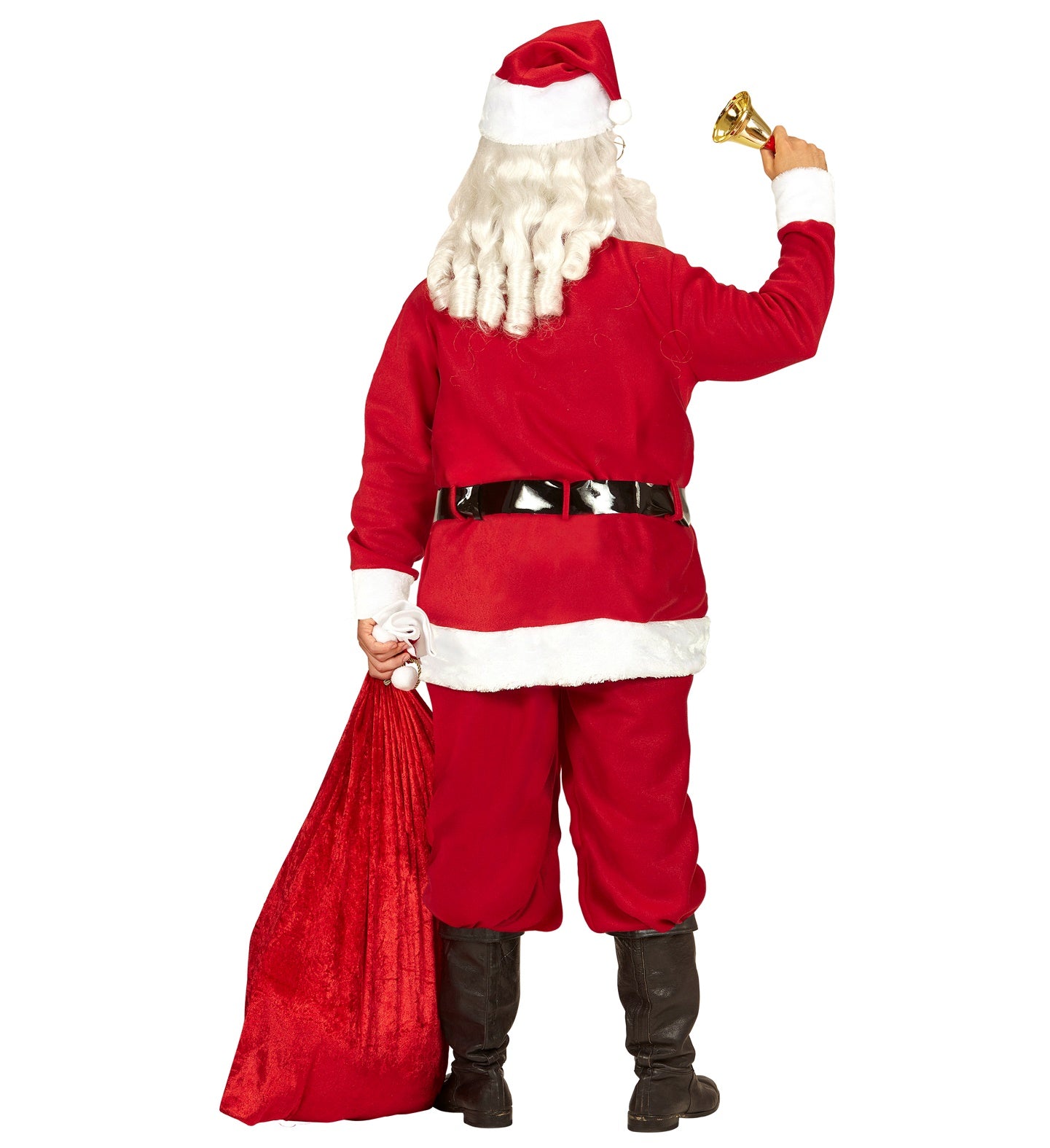 Santa Claus Suit 4 Piece Costume rear