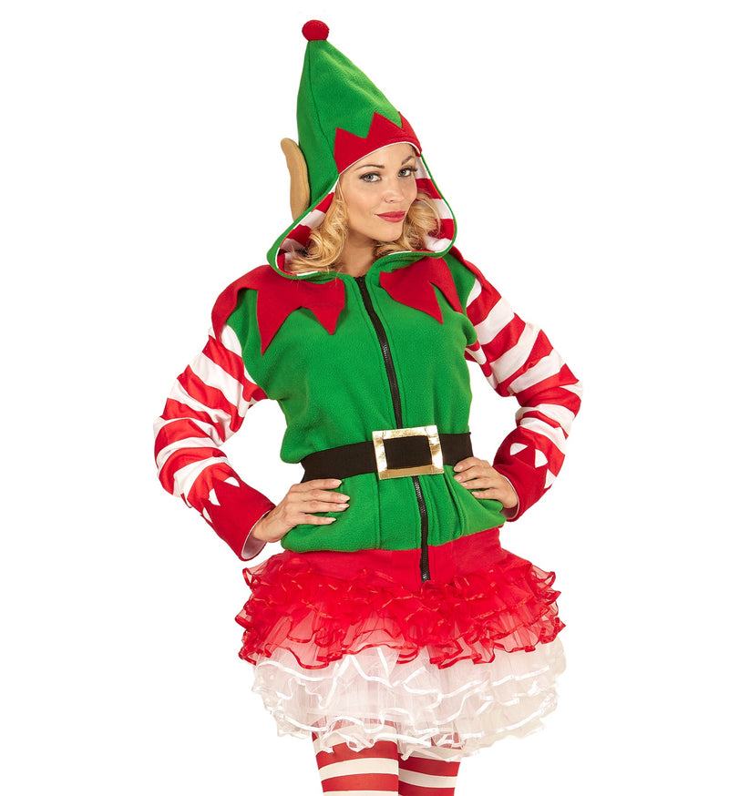 Santa Little Helper Elf Hoodie for women