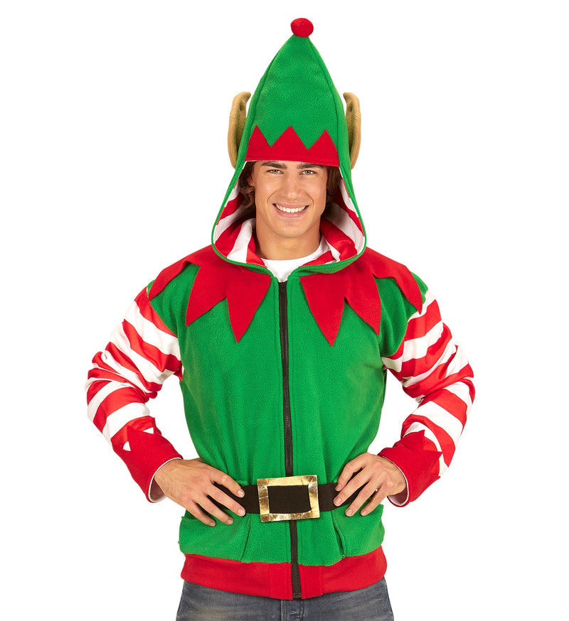 Santa Little Helper Elf Hoodie for men