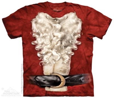 The Mountain Santa Suit Adult T-Shirt Christmas