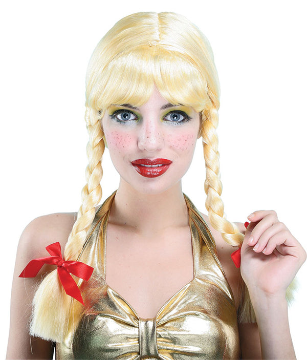 Pigtail Wig Blonde