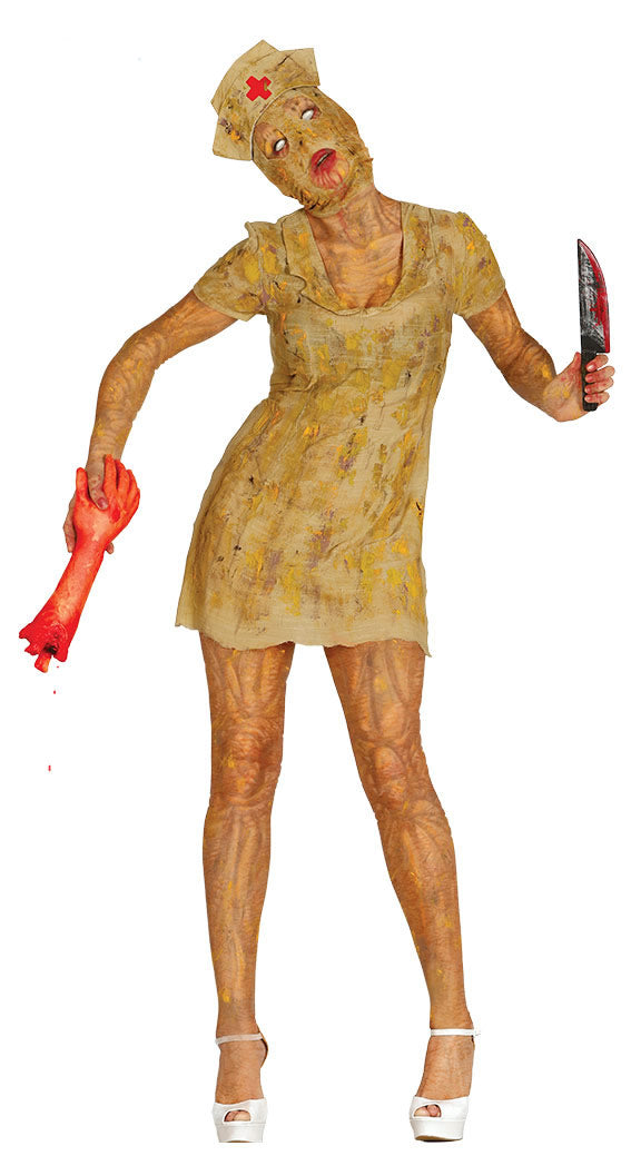 Silent Hill Bubble Nurse Costume Adult Men's Ladies