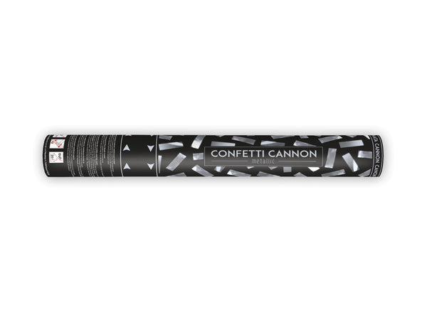Silver Confetti Cannon 40cm