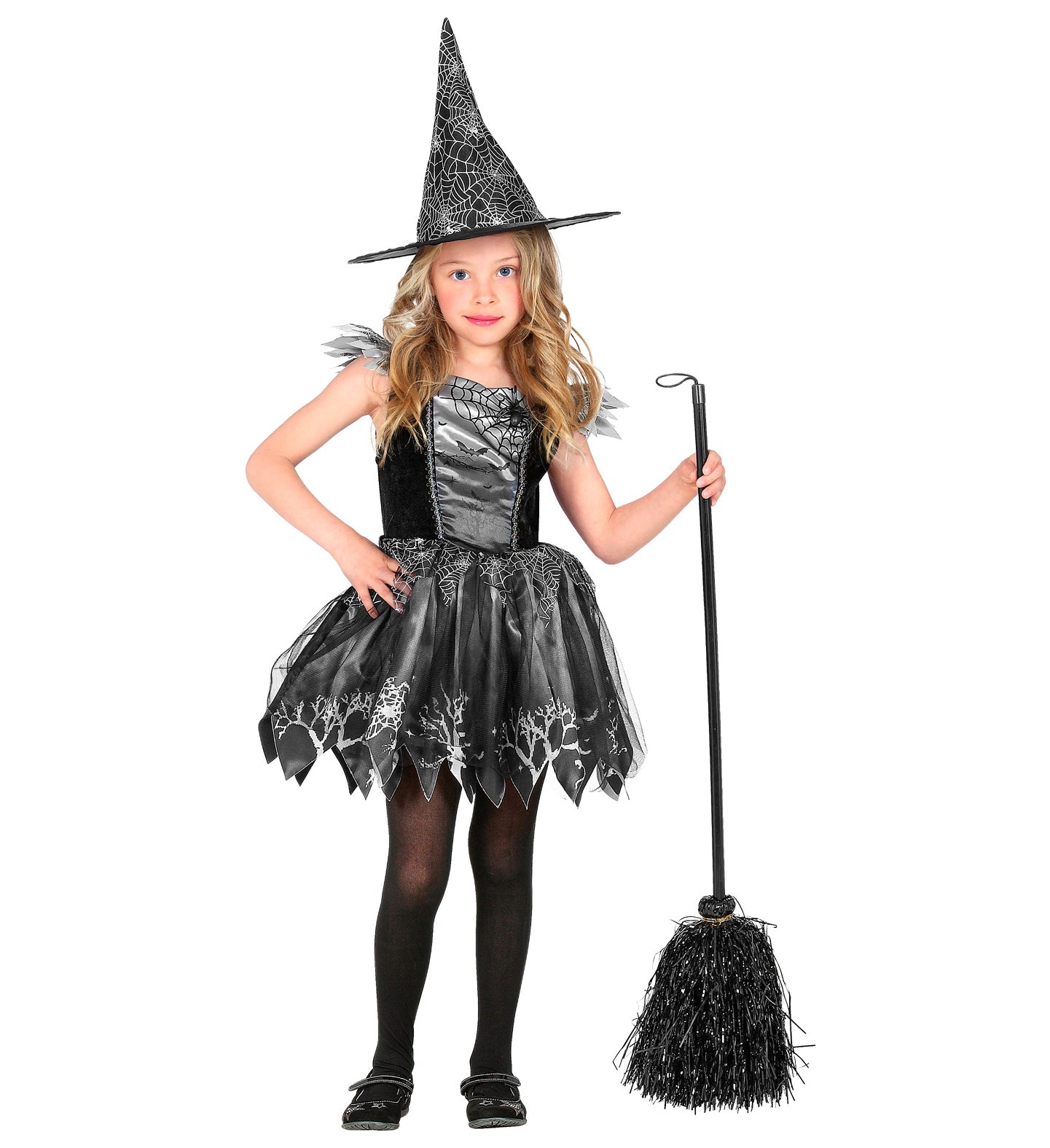 Silver Spider Witch Costume