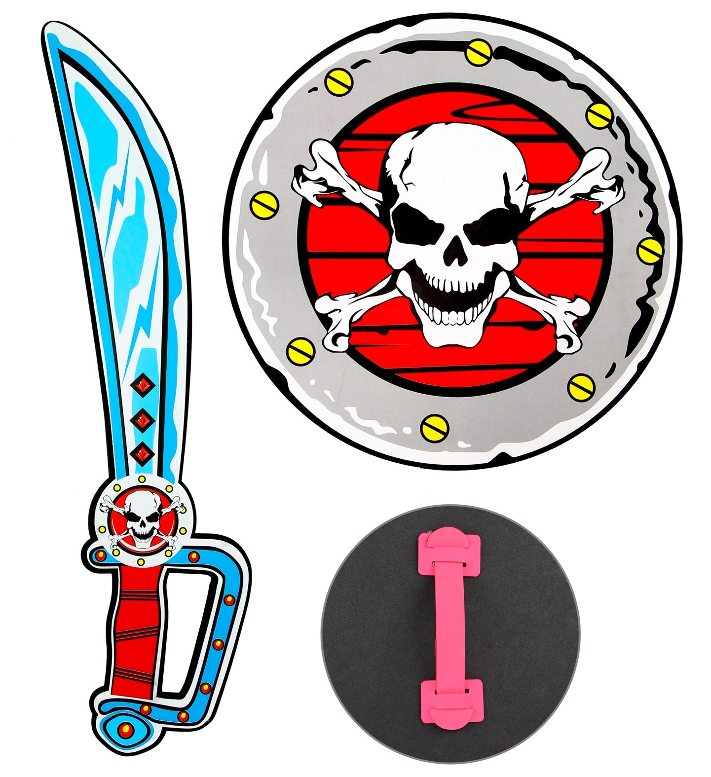 Skull Pirate Sword and Shield Set Child's
