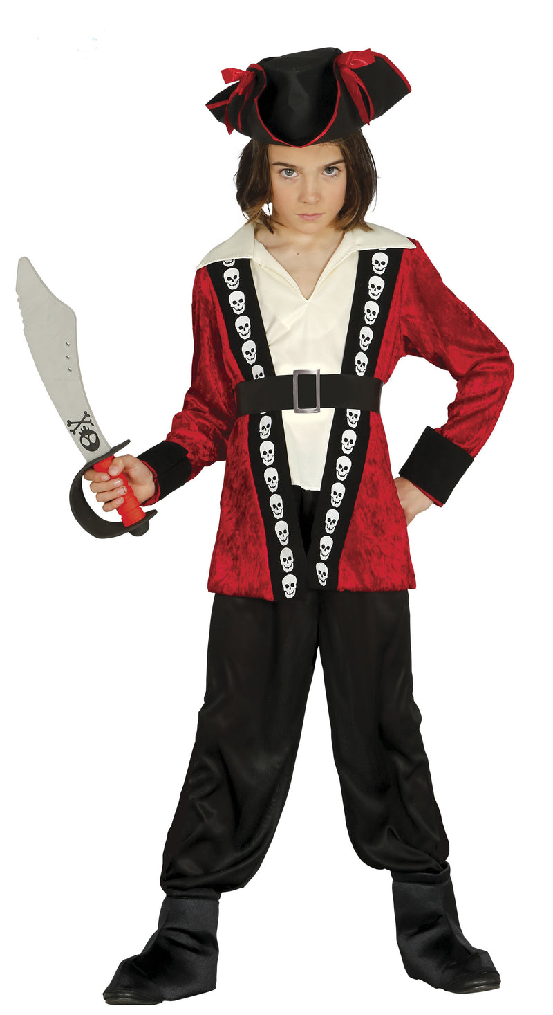Skull Pirate Boy Costume