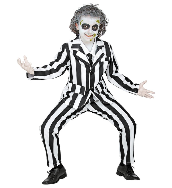 Sleazy Ghost Beetlejuice Costume Childs