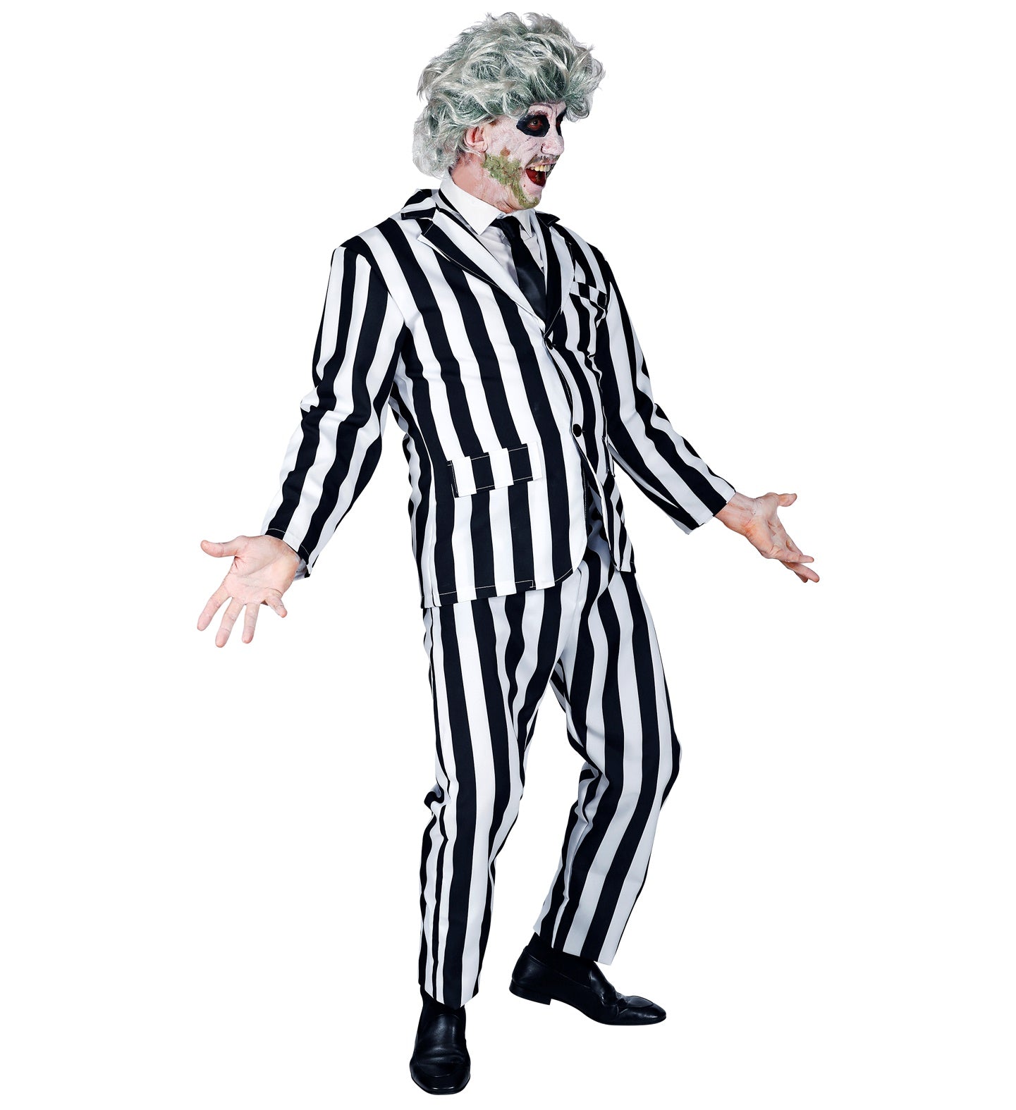 Sleazy Ghost Beetlejuice suit Costume Adult