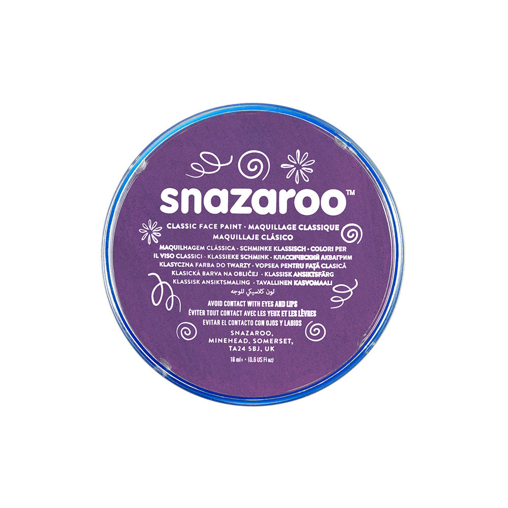 Snazaroo Face And Body Paint 18ml Purple