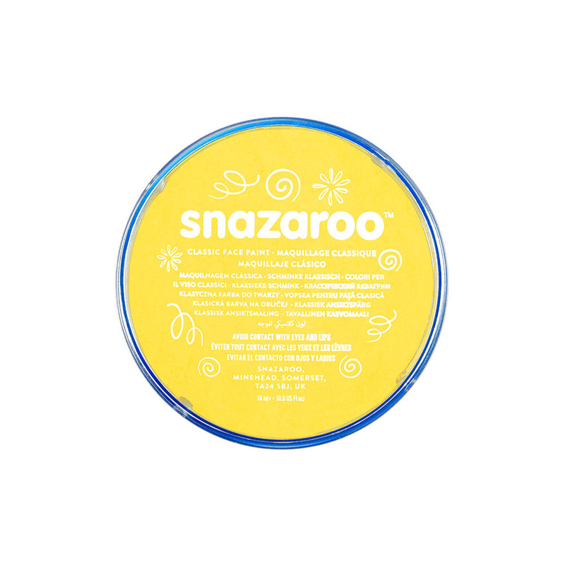 Snazaroo Face And Body Paint Yellow 18ml