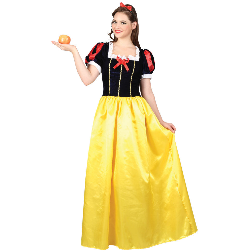 Snow Princess Costume Adult fairytale costume for women.
