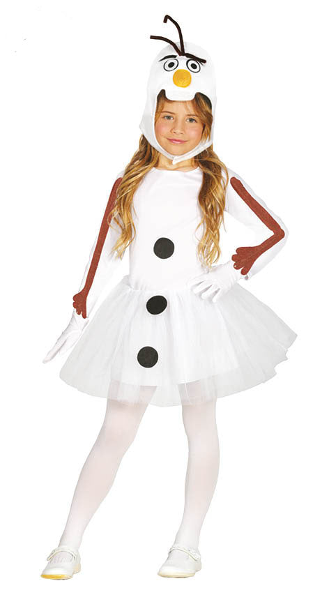 Snowman Costume Girl