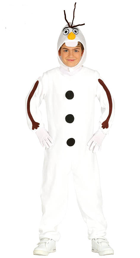 Snowman costume boy