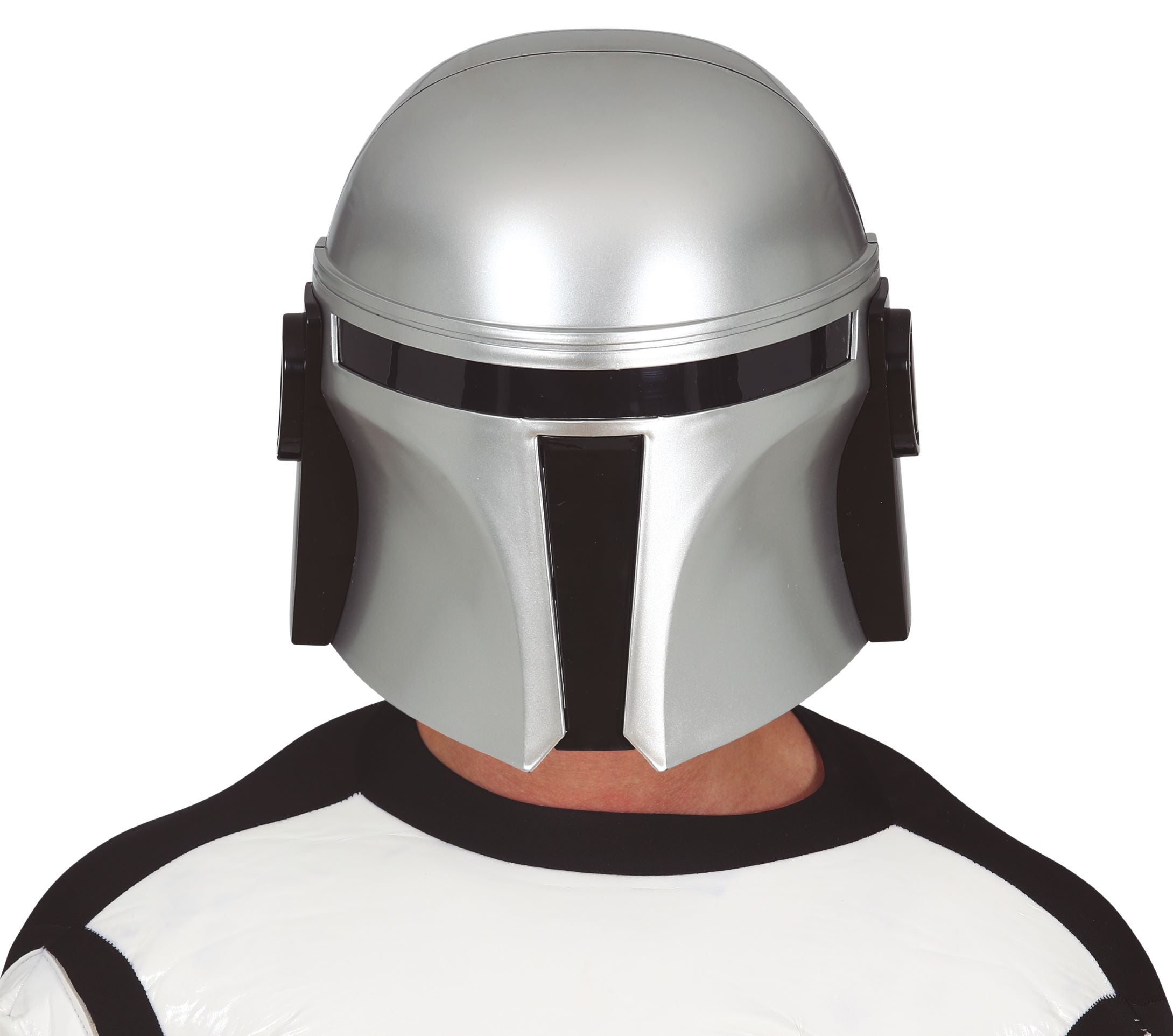 Space Soldier Silver Mandalorian Helmet