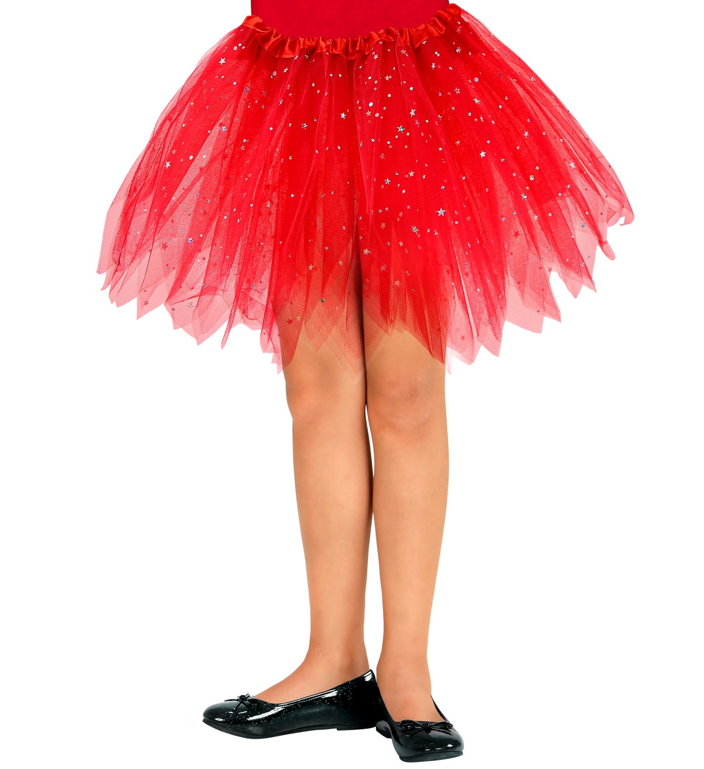 Sparkling Tutu Skirt Red Kids