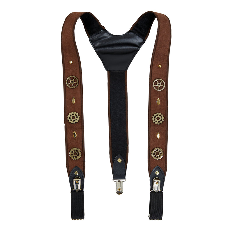 Steampunk Brown Braces