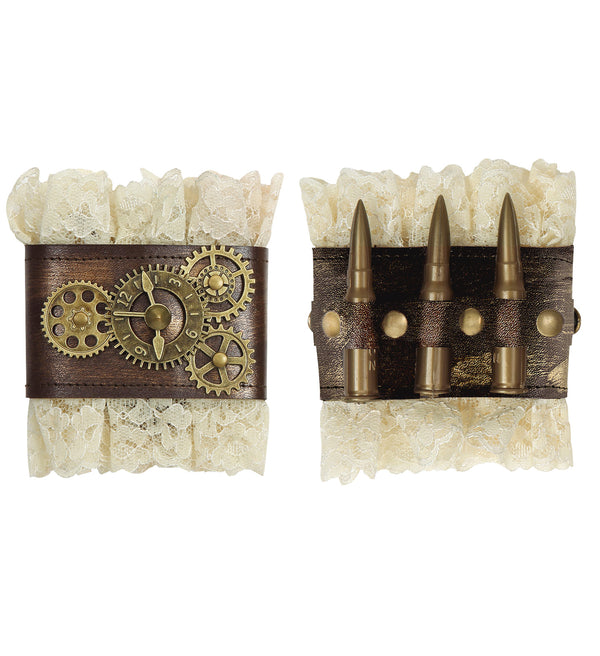 Steampunk Lace Cuffs 