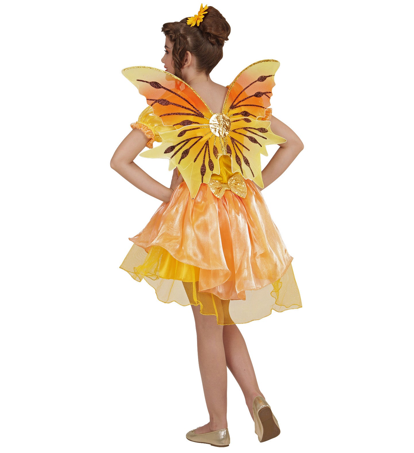 Summer Fairy Costume Girl Back