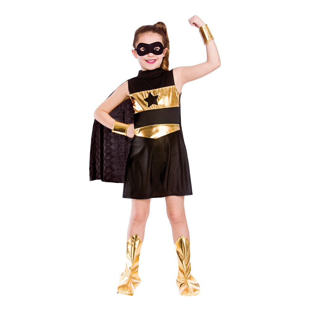 Super Hero Girl Costume Black