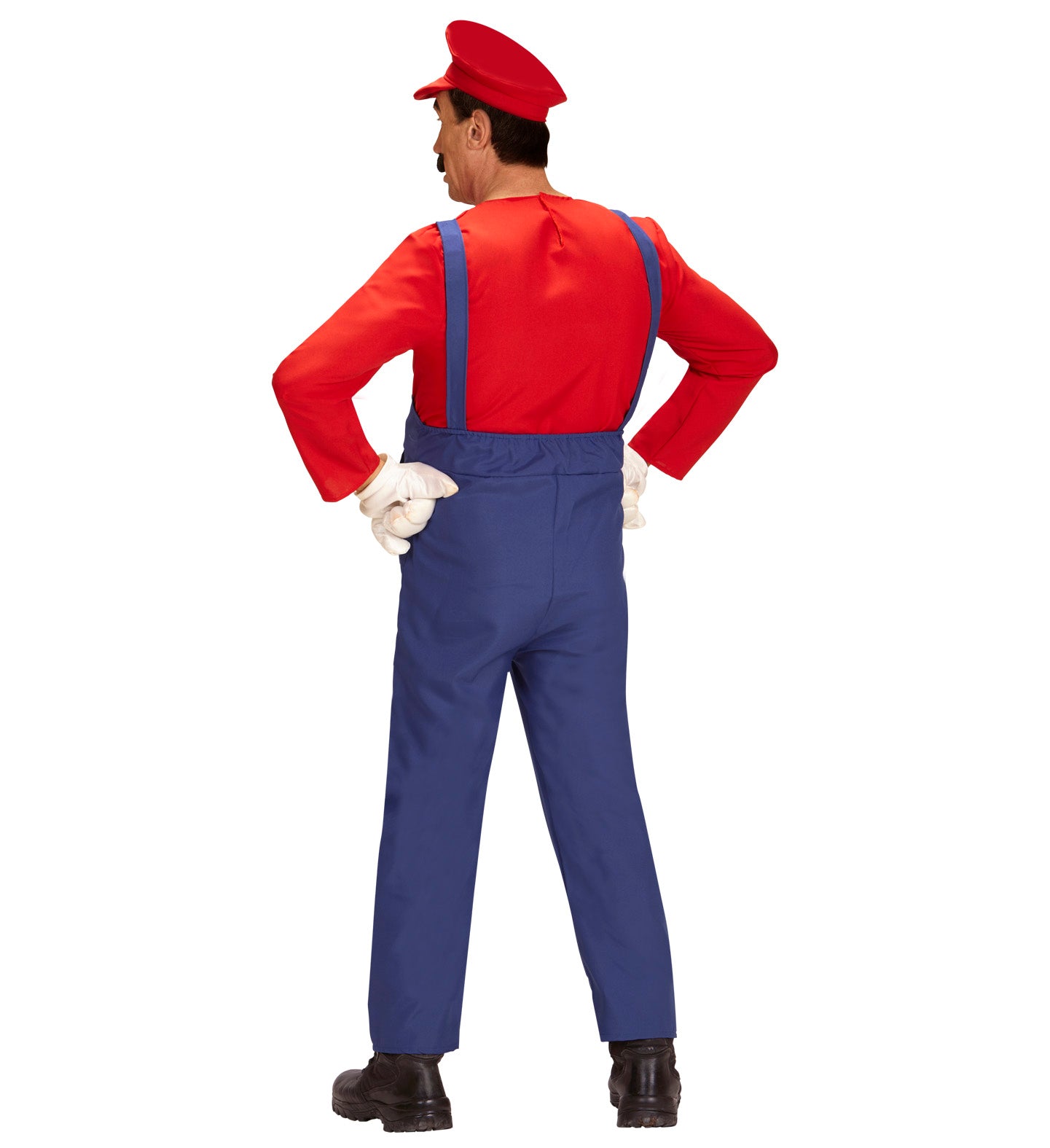 Super Plumber Mario Red Costume rear