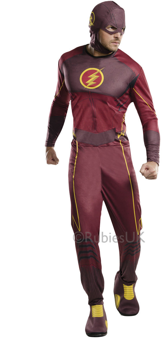Mens The Flash Deluxe Superhero Costume 