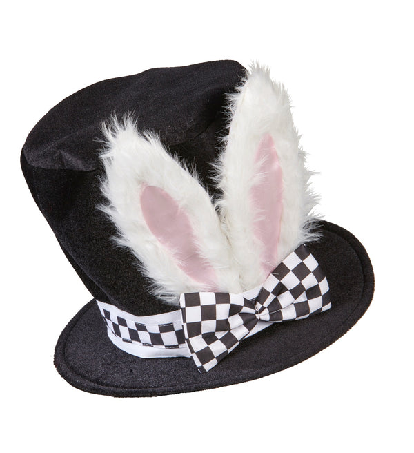 Top Hat With Bendable Bunny Ears