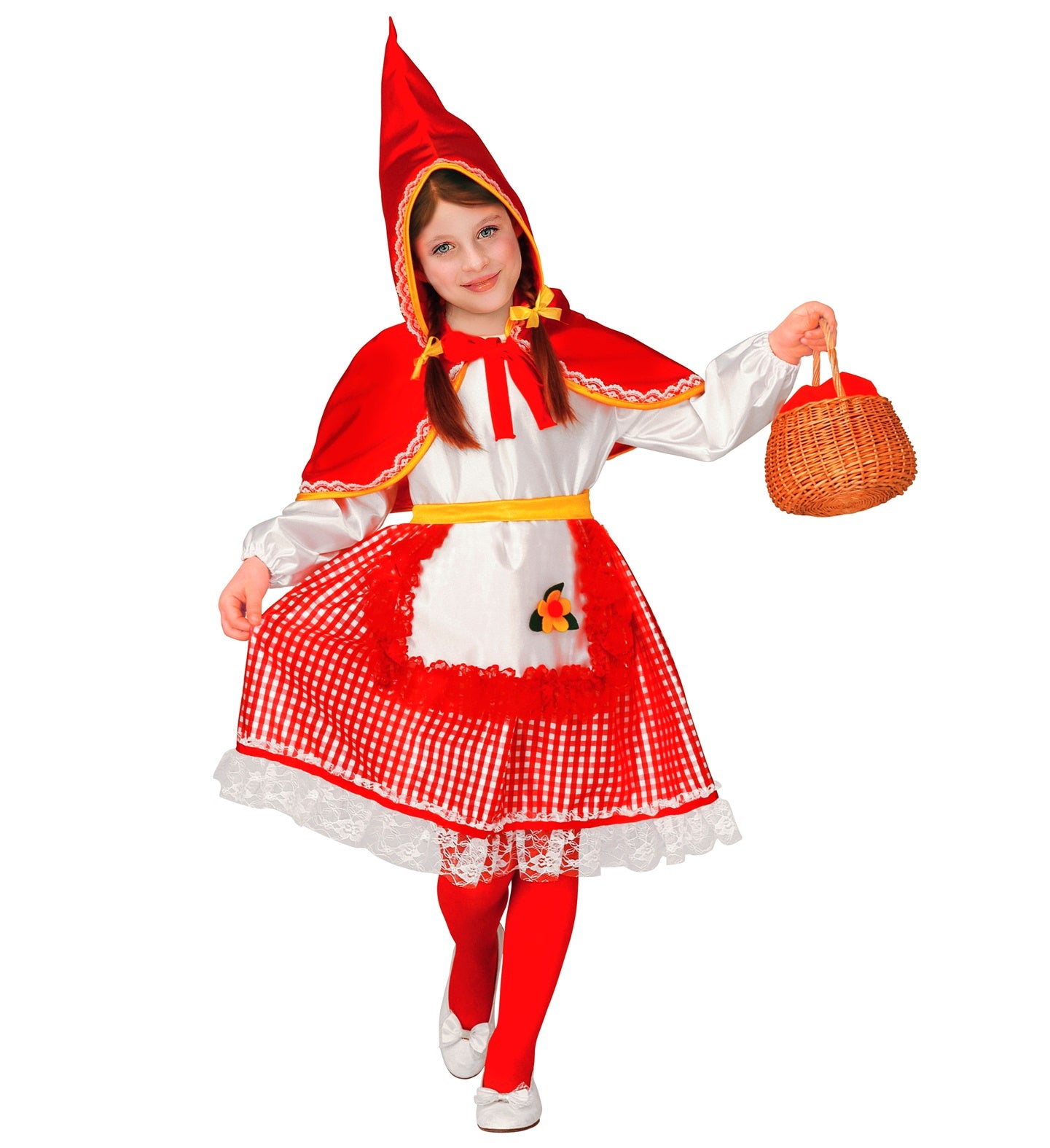 Traditional Red Riding Hood Costume Girls