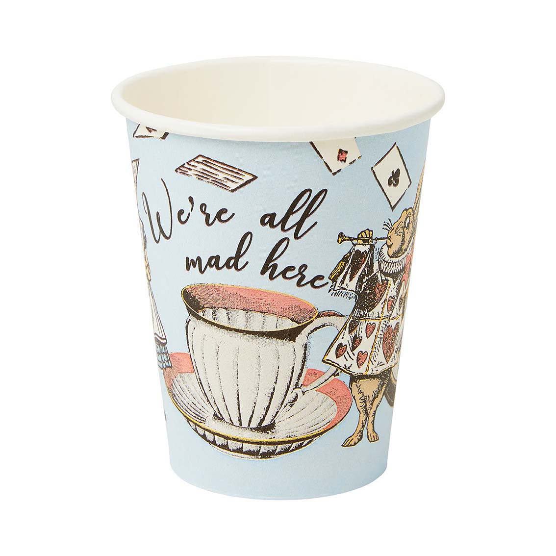 Truly Alice in wonderland Blue Cups 