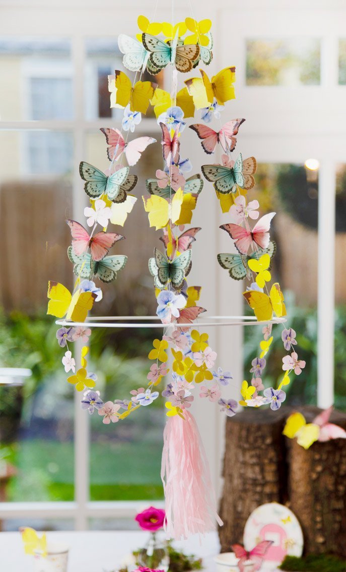 Truly Fairy Paper Butterfly Chandelier