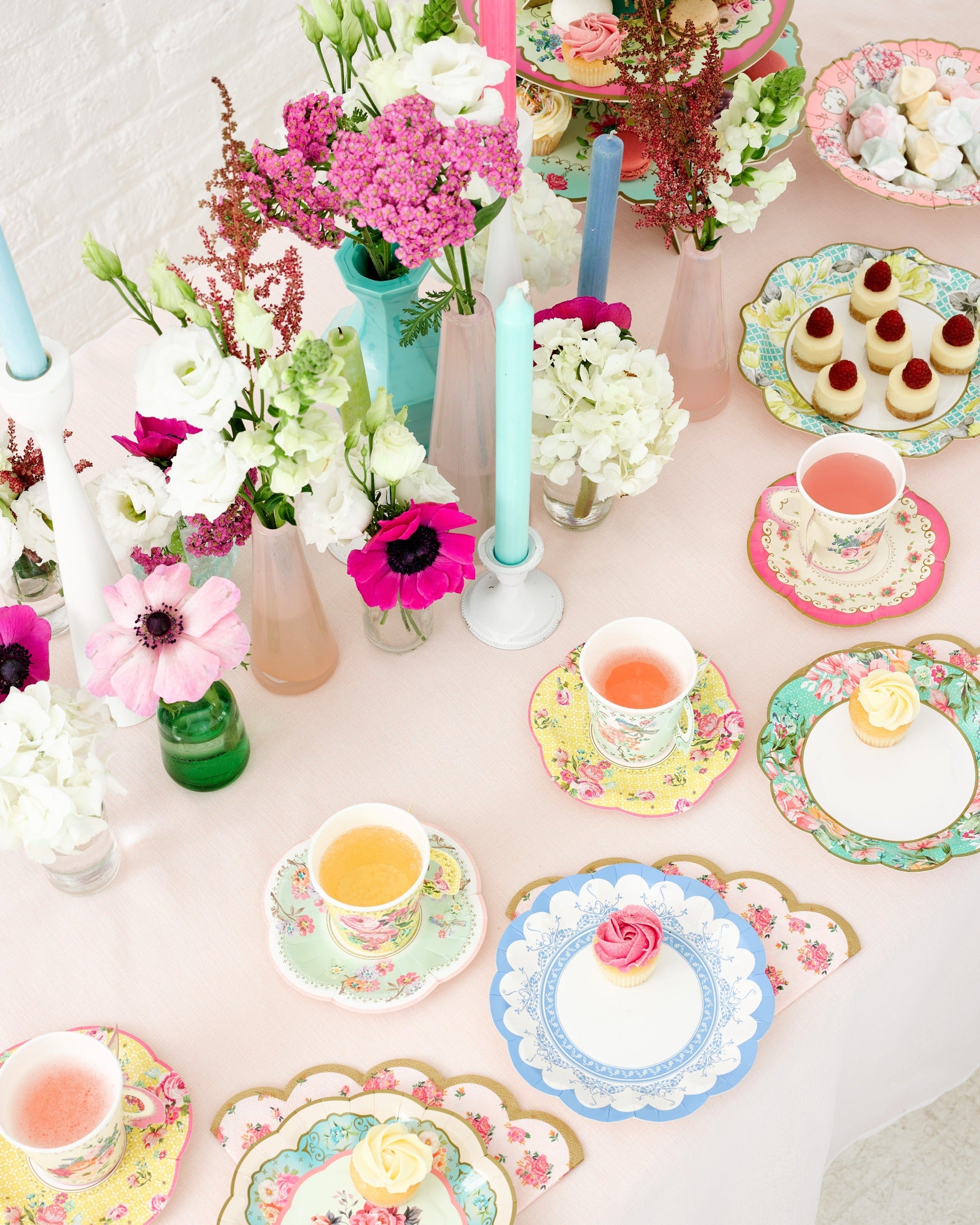 Truly Scrumptious Vintage Plates party tableware