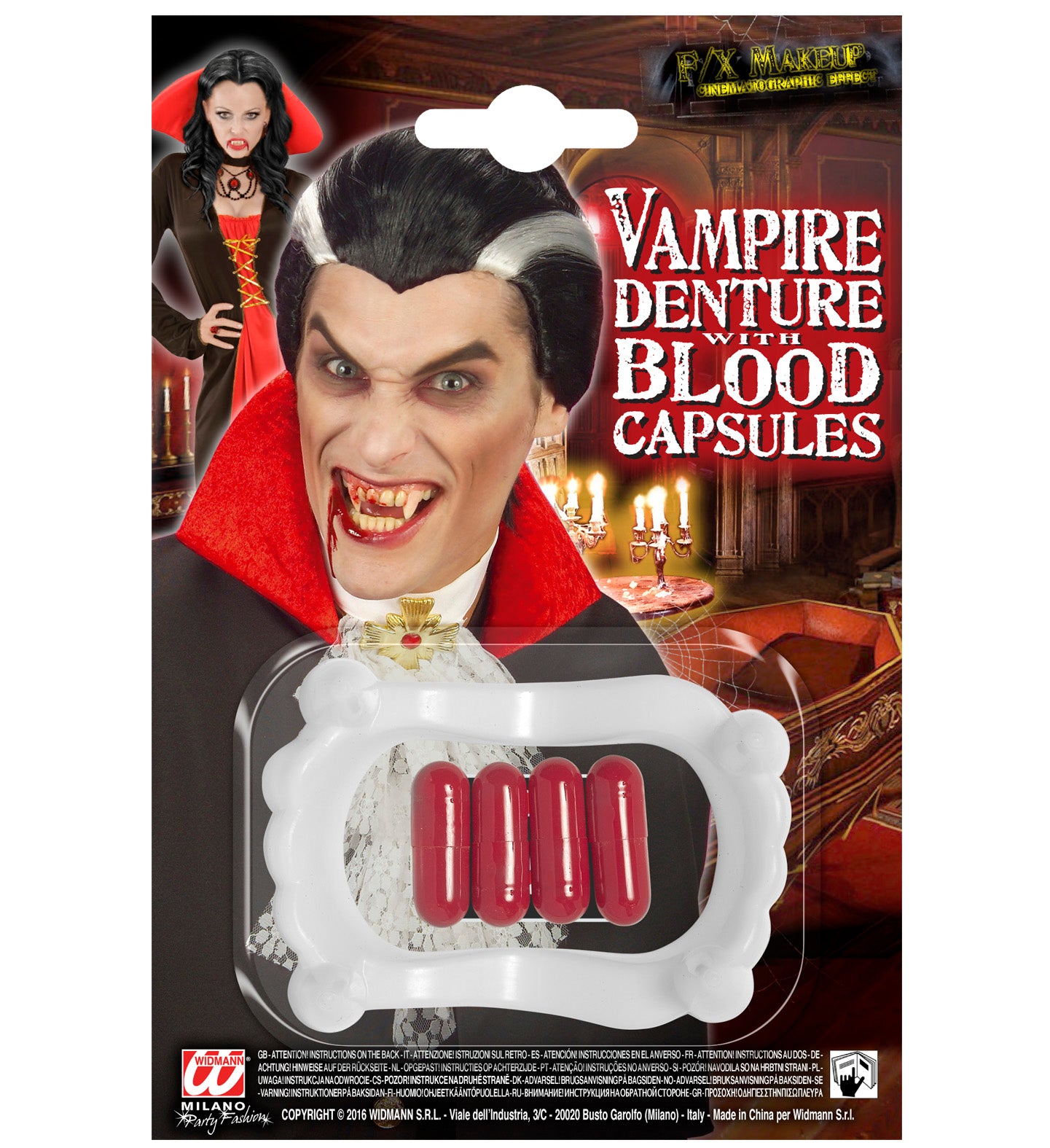 Vampire Fangs & Blood Capsules