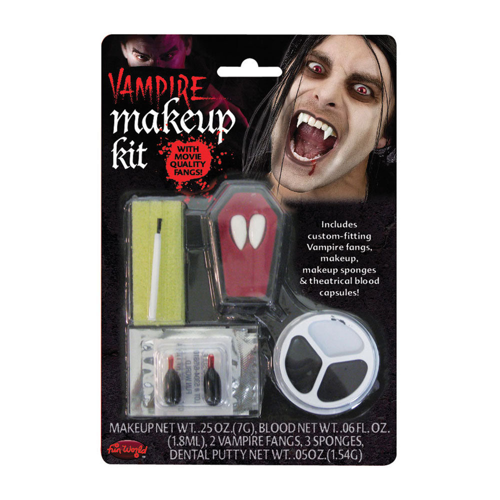 Vampire Makeup Kit With Fangs
