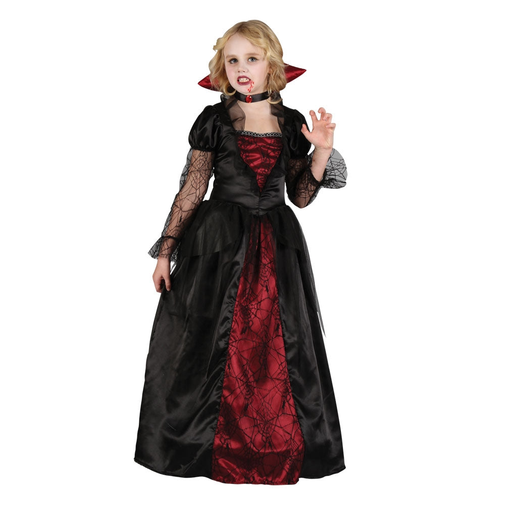 Girls Vampire Princess Halloween Costume