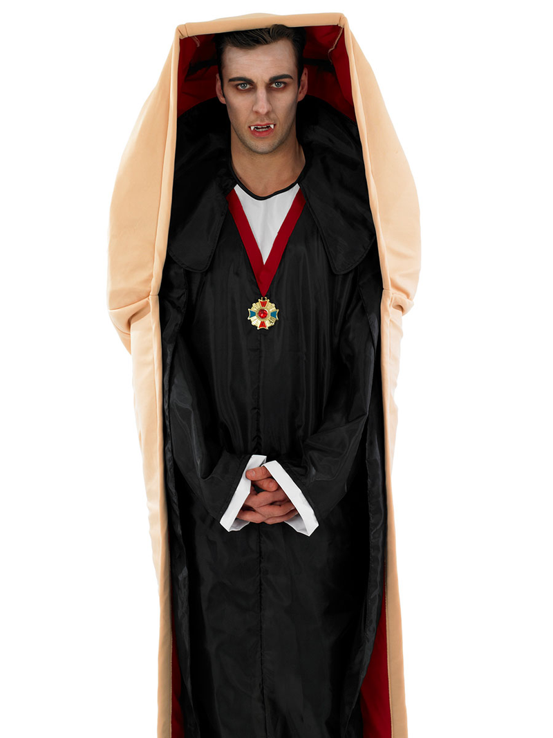 Vampire in a Coffin Costume