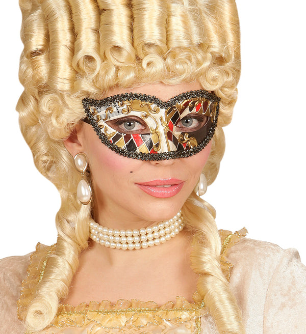 Venetian Harlequin masquerade Eye-mask