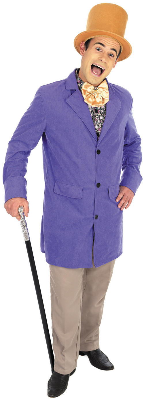 Mens Victorian Factory Owner Willy Wonka Costume 