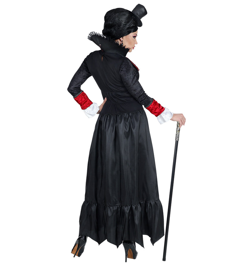 Victorian Lady Vampiress Costume rear