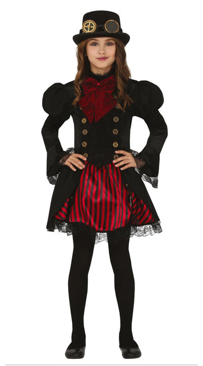 Gothic Victorian Vampire Steampunk Costume Girl