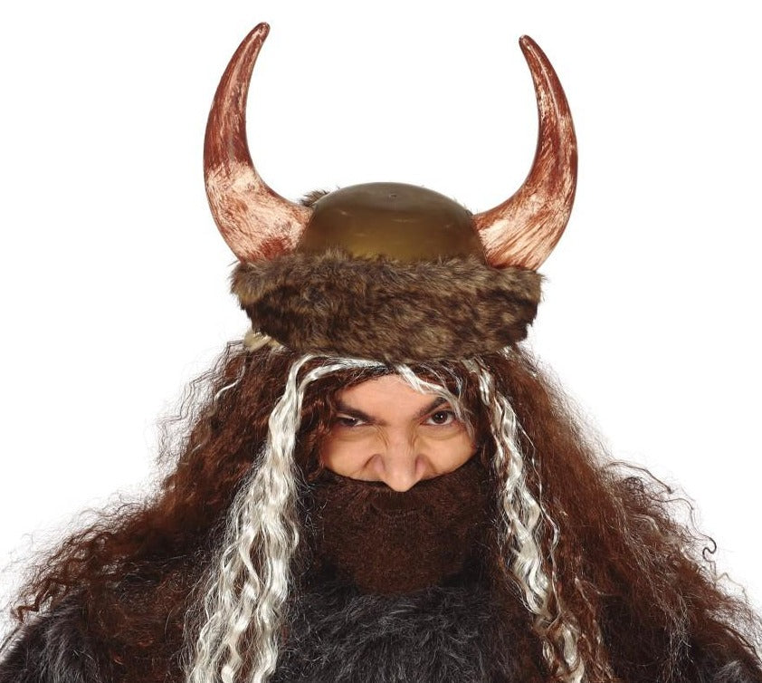 Viking Helmet With Fur