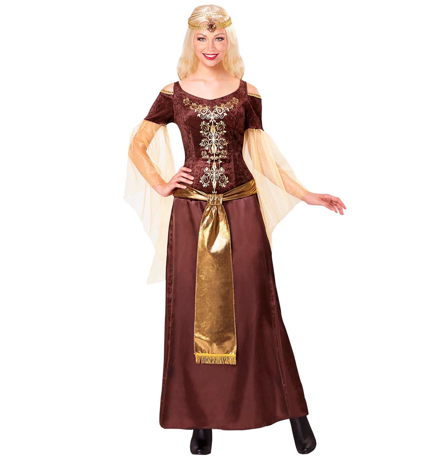 Viking Queen Costume Brown