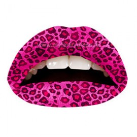 The Pink Cheetah Lip Tattoos