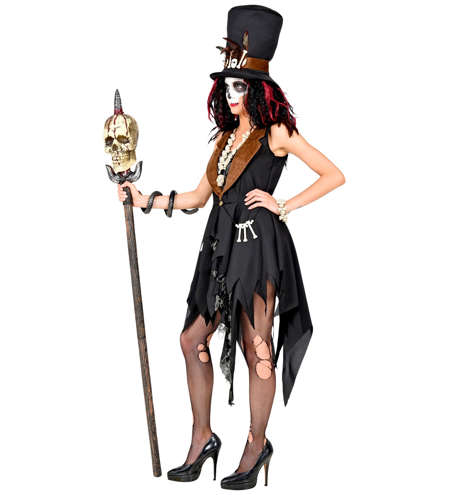 Voodoo Magic Priestess Costume outfit